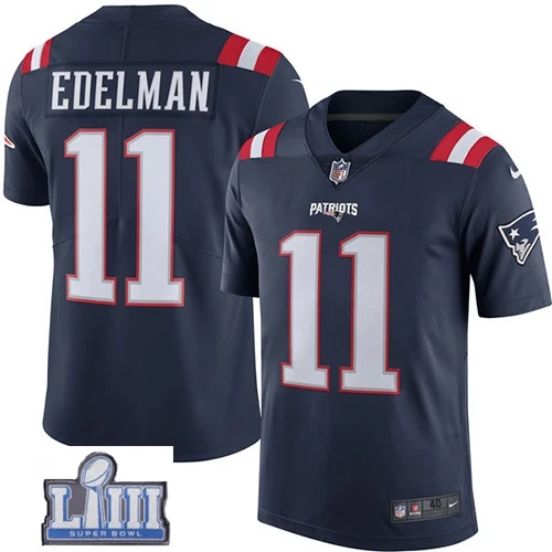 MEN Мужская футболка New England Rob Gronkowski Patriots Super Bowl LIII Bound Navy - Цвет: MEN
