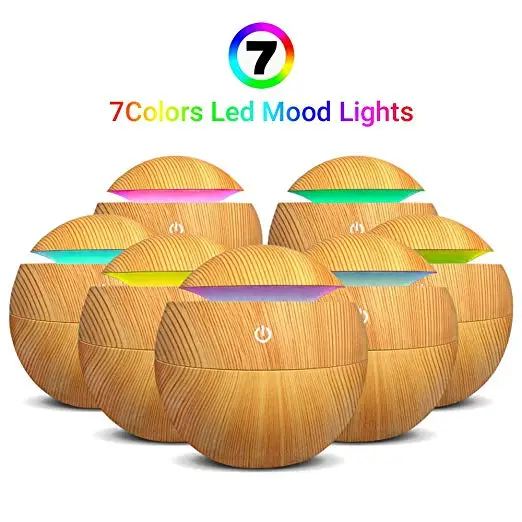 

USB Aroma Humidifier ESSential Oil Diffuser Ultrasonic Cool Mist Humidifier Air humificador With 7 Color Change LED Night light