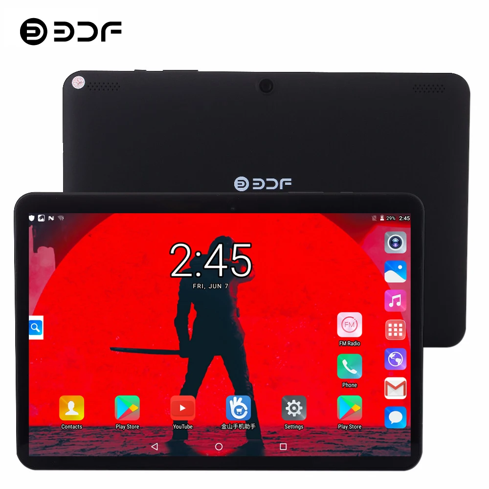 

BDF Tablet 10.1 Inch Tablet Pc 1GB+32GB Android 7.0 Bluetooth WiFi Tablet IPS Quad Core Mini Computer Mobile Phone Pc Tablet 10