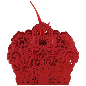 

100pcs Favor Box Candy Wedding Gift Boxes (Red)