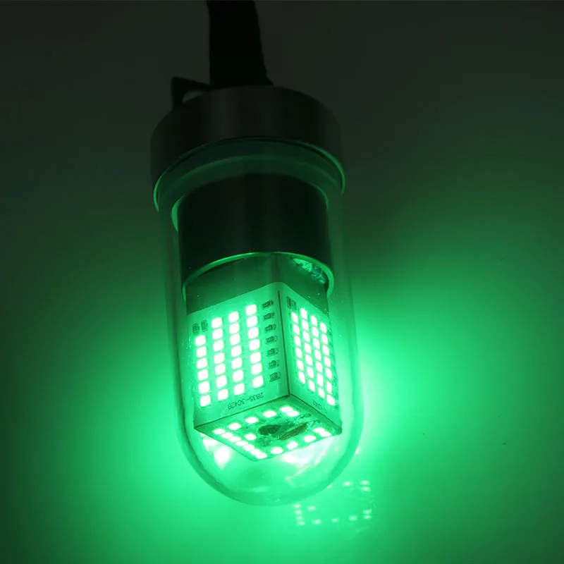 Barco de Pesca Atrativos com Bateria Luz de Pesca Lumens Isca Finder Noite Submersível Gota Profunda Subaquática 12v 60w 6000 11 luz de pesca atrativos com bateria