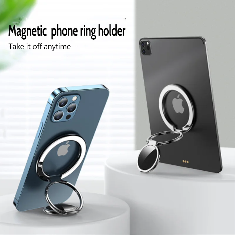 Magnetic Cell Phone Ring Holder Compatible with iPhone 12 13 Series MagSafe Removable Grip Kickstand | Мобильные телефоны и
