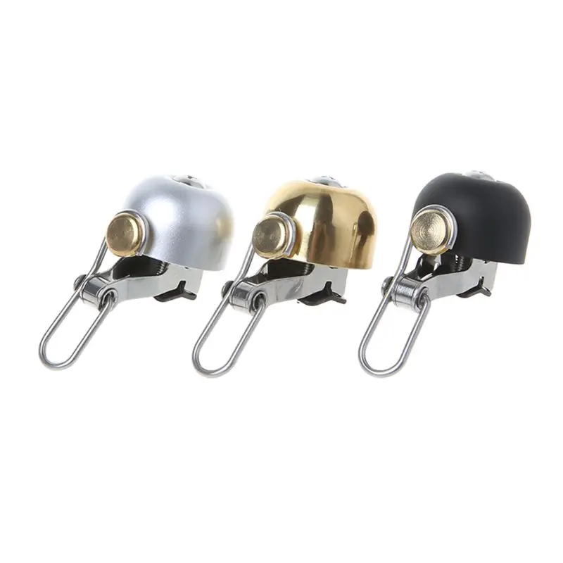 Bicycle Bell Vintage Copper Alloy Ring Warning Security Cycling Handlebar Alarm Horn MTB Bike Parts Universal Accessories D5BA