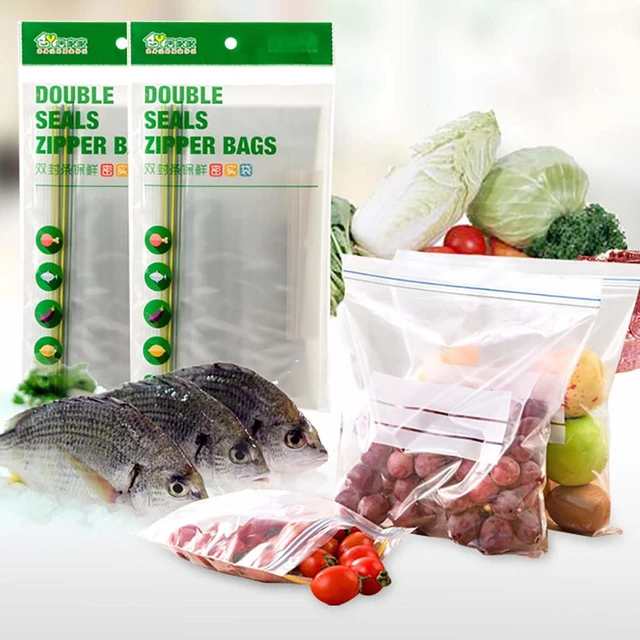 Home N Life 30 Pcs Reusable Ziplock Bags (Large) For Food Storage, Freezer  Bags