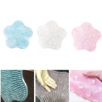 

Silicone Bathroom Mats Lazy People Bath Artifact Back Massage Cushion Sole Non-slip Massage Pad Foot Wash Bathroom Mat