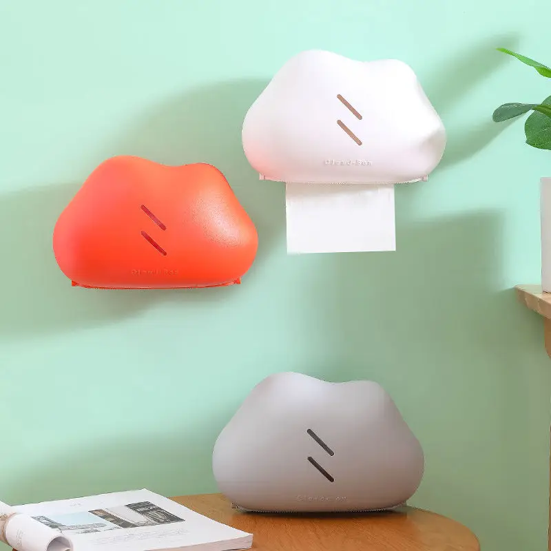 

Toilet Paper Holder Waterproof Wall Mounted Toilet Paper Tray Roll Paper Tube Storage Box Tray Tissue Box Shelf Bathroom Product