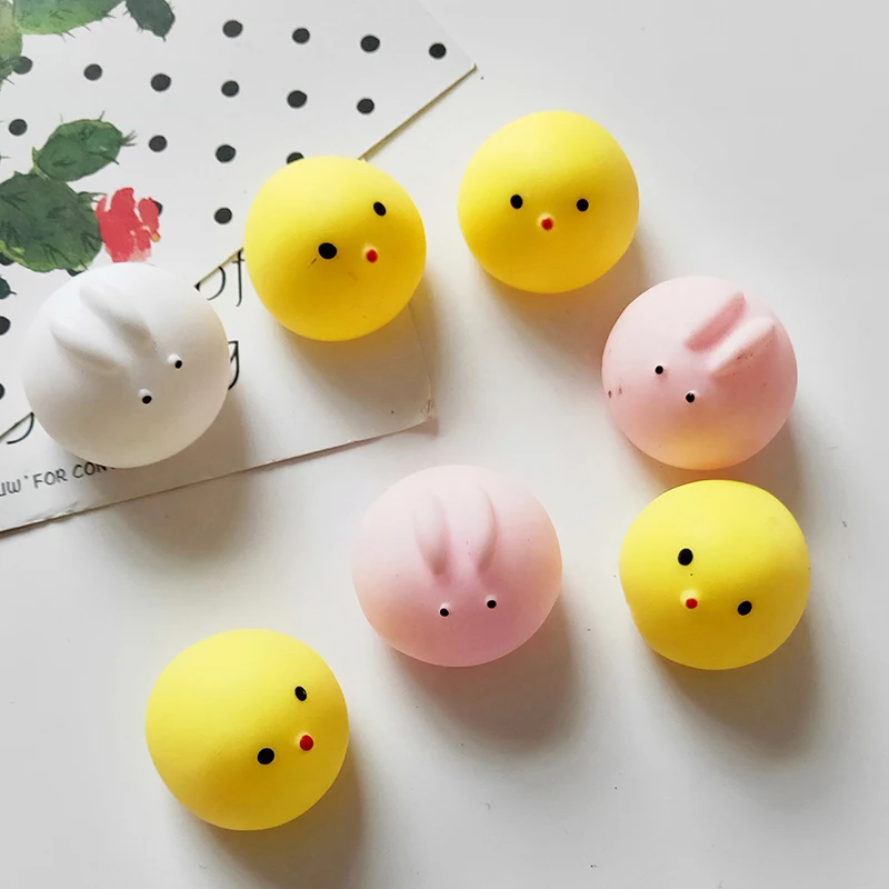 Mochi Toys with Sound Animal Fruit Stress Relief Toys Kids Squeeze Toys Adult Toys Child Gift 5