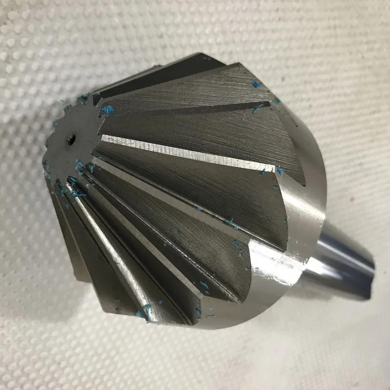 Free shipping of 1PC taper shank multi-edged HSS6542 chamfers cutter 60/90 degree 60/63/70mm for steel metal plate drilling | Инструменты