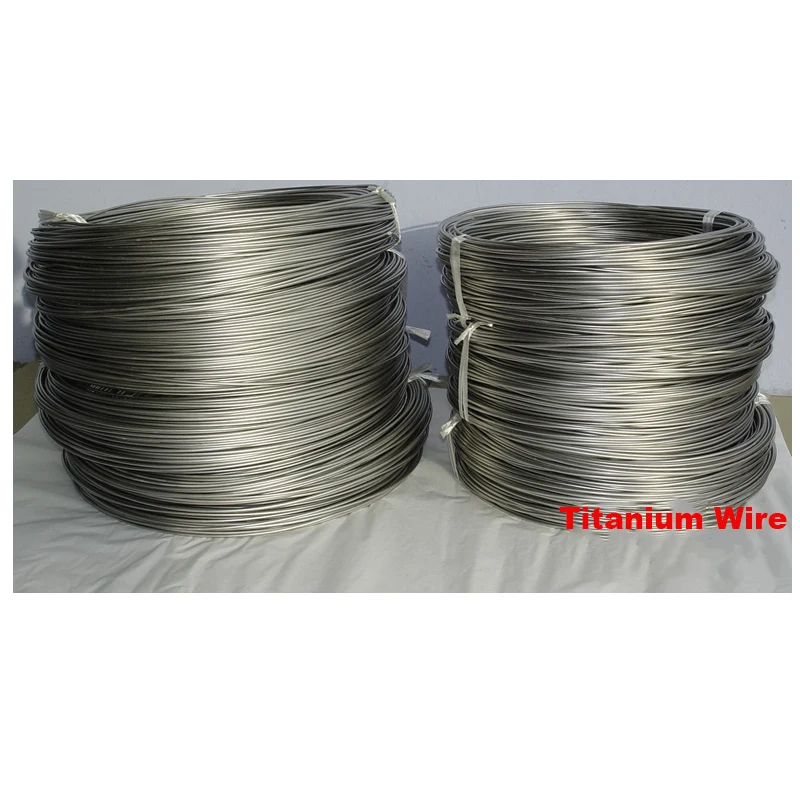 1Meter Titanium Wire TA2 Metal Wires Diameter 0.2/0.3/0.4/0.5/0.6/0.8/1.0/1.2/1.5/2.0/2.5/3.0/5.0/6.0mm soldering wire welding hard hat