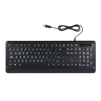 

Wired Mini USB Keyboard 104 Key Mini Mute Keyboard Multimedia USB Keyboard For Laptop Desktop