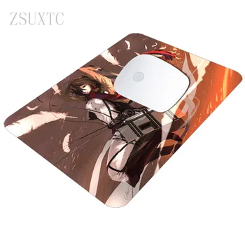 

Creative Pattern Mousepads Japan Anime Attack on Titan Levi Mikasa Mouse Pad Mats Pc Game Keyboard Notebook Mice Matsr