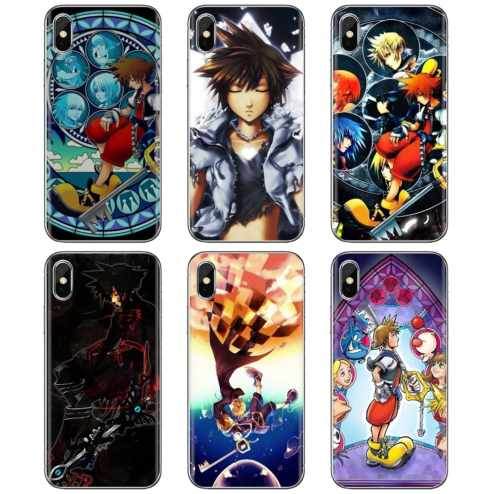 Anime Kingdom Hearts Stained Glass Bling Silicone Phone Case For Huawei Mate Honor 4C 5C 5X 6X 7 7A 7C 8 9 10 8C 8X 20 Lite Pro |
