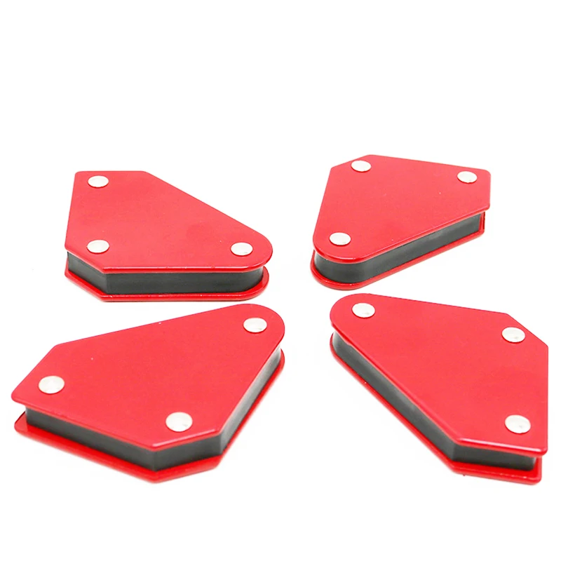 4pcs Multi-angle Mini Welding Magnets Neodymium Clamp Holder Never Degaussing Lifting Welding Positioner 45 90 135 Degrees