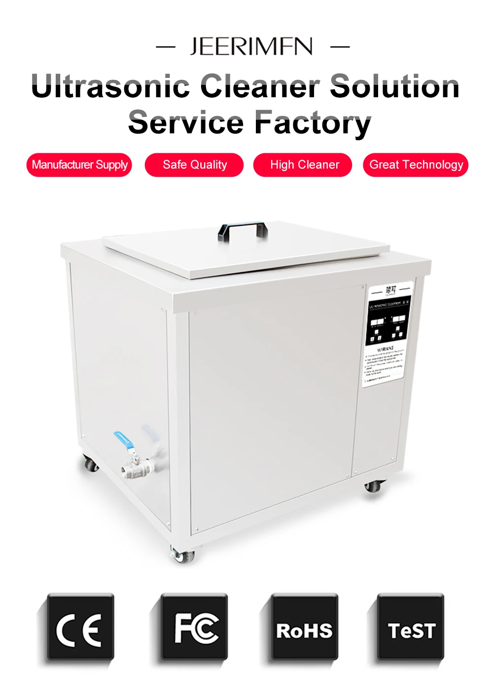 Промышленный ультразвуковой очиститель 38L 40 кГц 28 блок двигателя DPF машина для