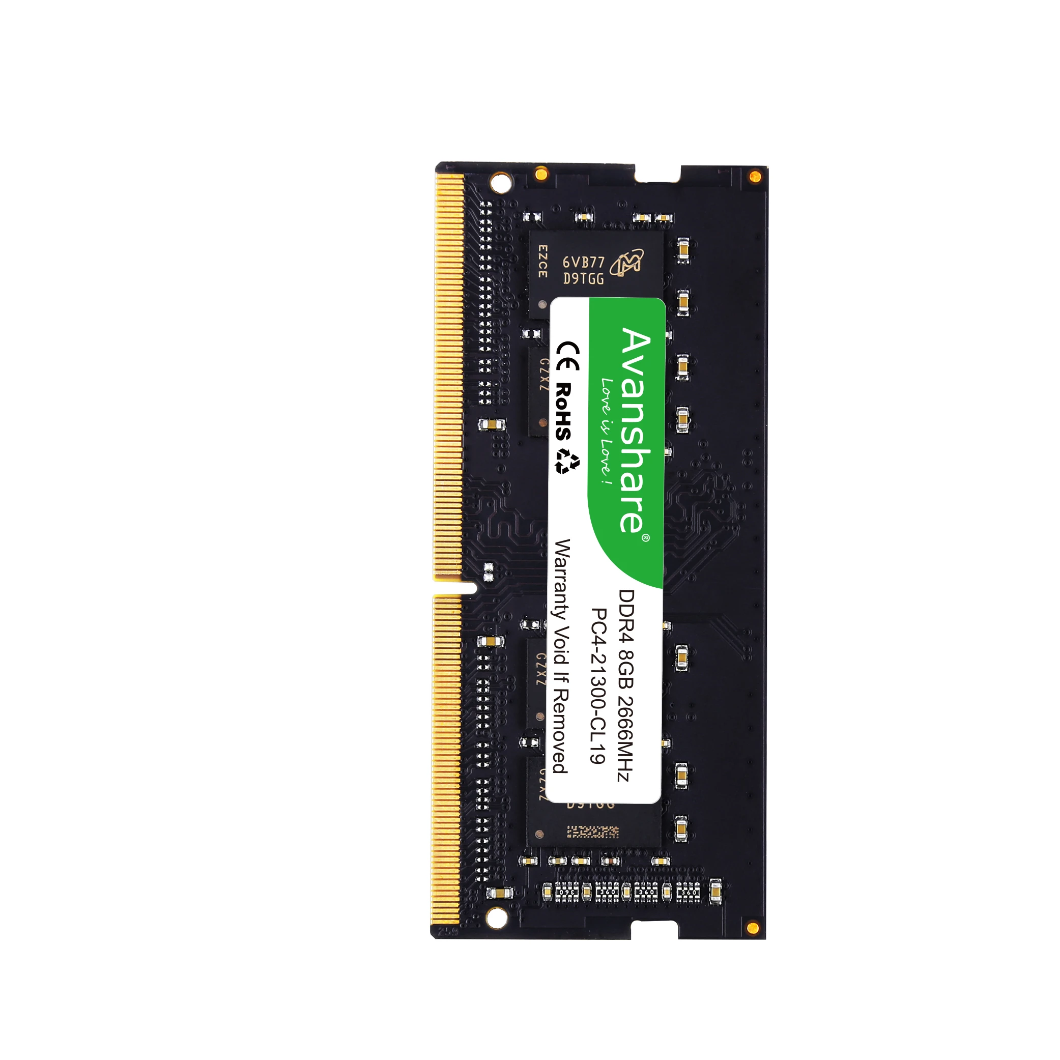 ОЗУ Avanshare DDR4 8 ГБ 4 16 2400 МГц 2666 3200 Sodimm для ноутбука высокопроизводительная память