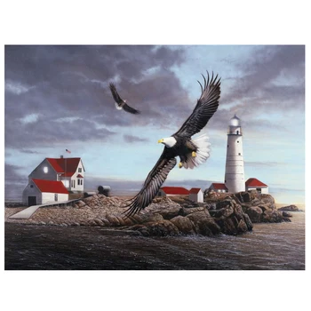 

1000 Piece Jigsaw Puzzles for Adults Kids, Jigsaw Intellectual Educational Game Difficult and Challenge/Eagle