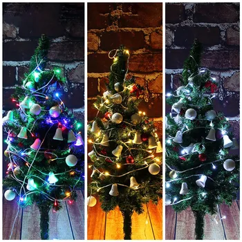 

10 Meters 100 LED String Lights Waterproof For Christmas Wedding Party Decoration Xmas Tree Wedding Decoration String 220V #C