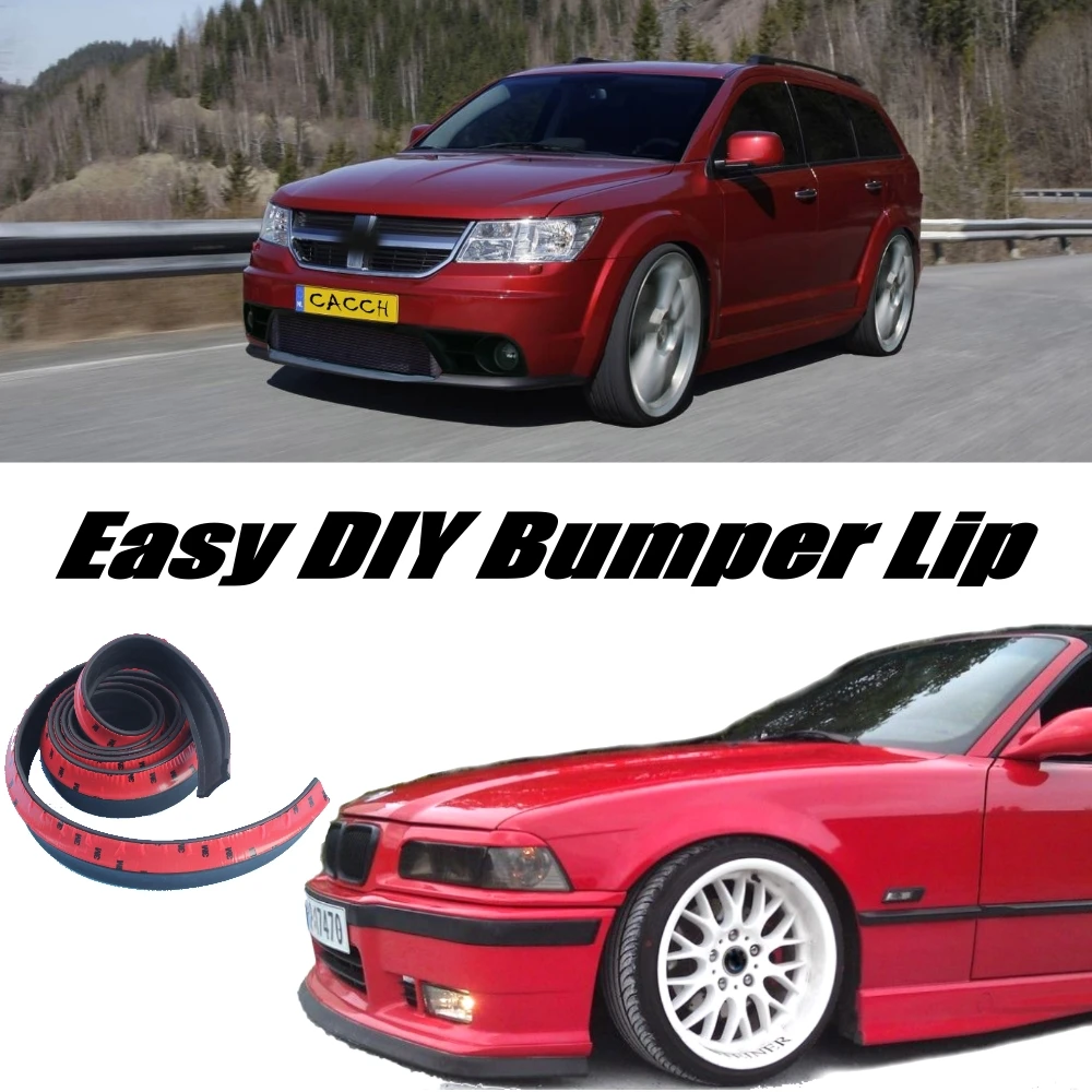 Bumper Lip Deflector Lips For Dodge Journey / Jc / Jcuv Front Spoiler Skirt For Car View Tuning