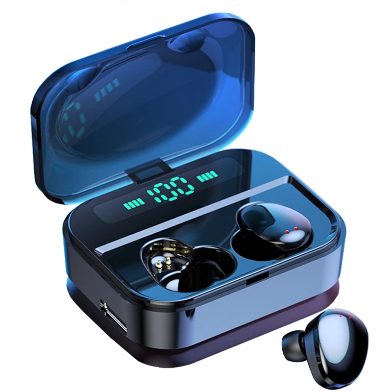 TWS 5 0 Bluetooth наушники IPX7 мини беспроводные спортивные игровые стерео с микрофоном