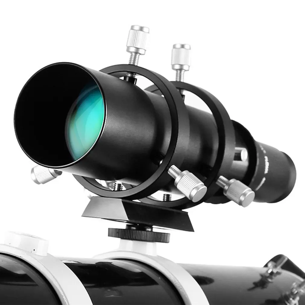 

For Angeleyes 60mm Finderscope Guide Scope Fully Coated Guidescope Ocular Finder for Monocular Binocular Telescope