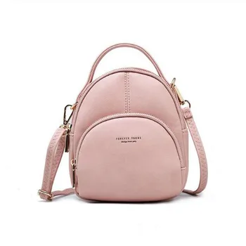 

Small Mini Women PU Leather Backpack School Bag Schoolbag Shoulder Travel Pack Luxury Designer For Female Lady Totes Feminina