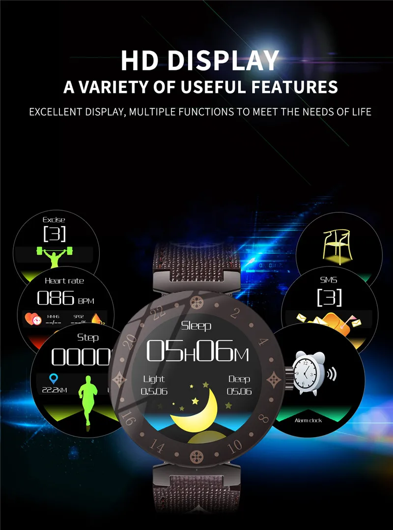 Lerbyee R98 мужской смарт-браслет для IOS Anderoid Спорт фитнес-трекер сенсорный экран для женщин Монитор артериального давления Смарт-часы