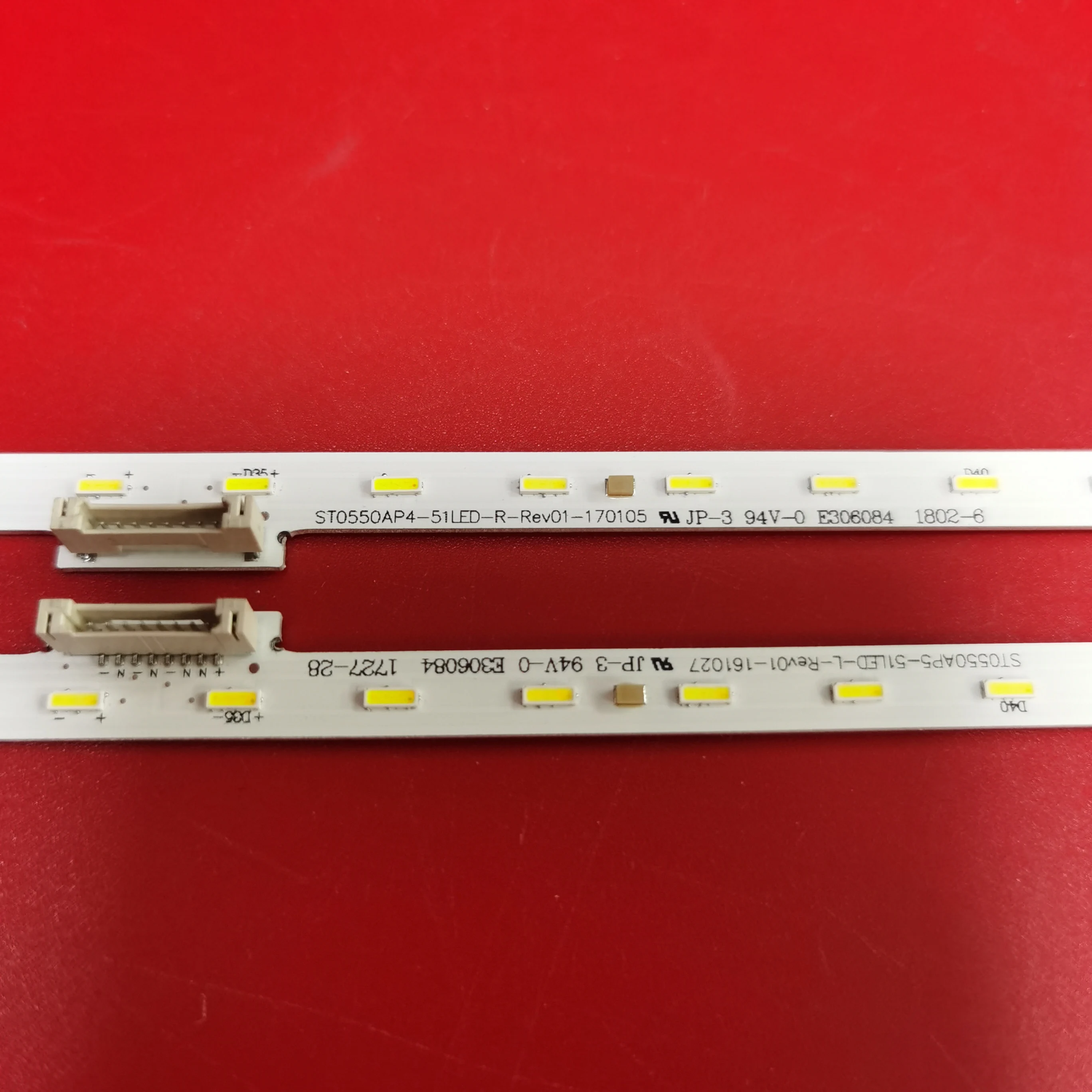 LED backlight(2)for SONY KD-55X7000E KD-55XE8096 XBR-55X800E