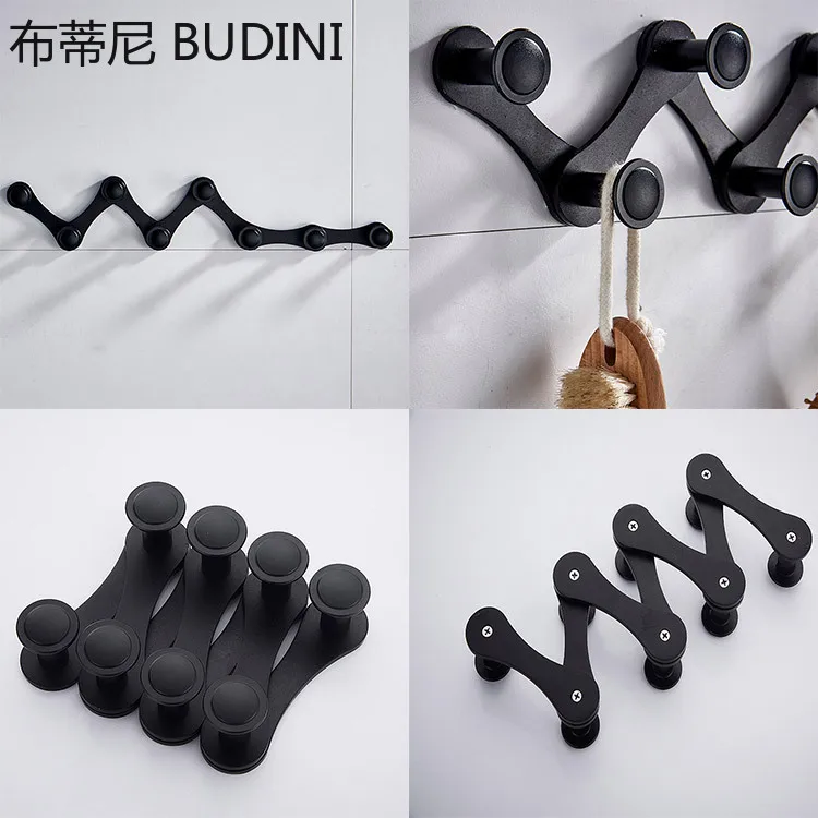 

Space Aluminum Wall Hook Self Adhesive Sticky Kitchen Home Bathroom Bath Ball Key Bag Coat Hanger Storage Hanging Holder Rack