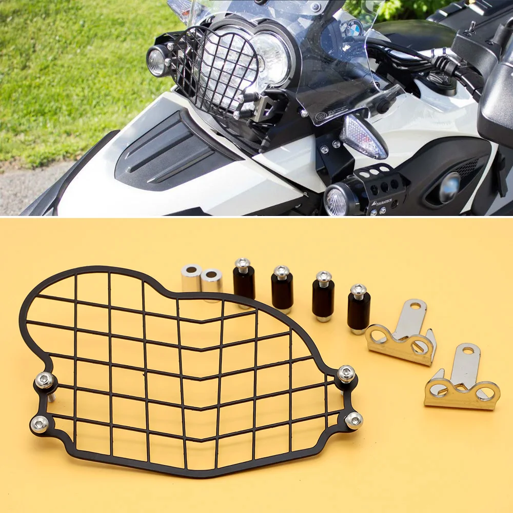 

Motorcycle Headlight For BMW G650GS G650 GS Head Light Guard Front Lamp Cover MP-Chimney Lampshade Moto ADV Grille 2011 - 2017