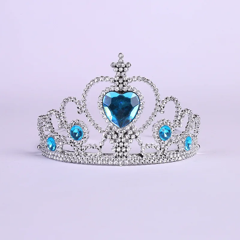 Disney Frozen princesa guantes corona juguetes de Moda y Belleza juego de simulación peluca accesorios precioso pegajoso barra mágica pelo regalo de Año Nuevo