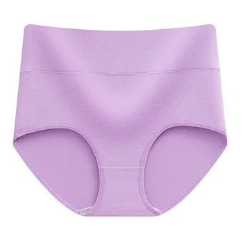 High Waist Breathable Cotton Briefs