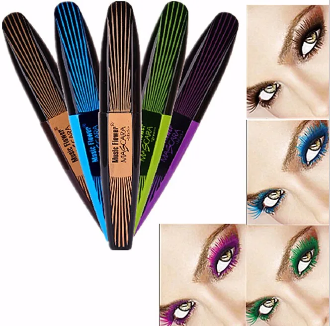 Beauty Color Mascara Professional Makeup Mascara Fashion Lady Essential Big Eyes Make Up Mascara 40