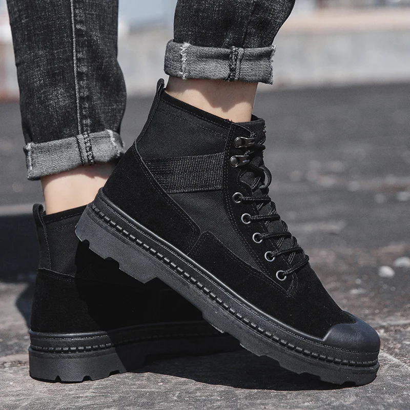 

Winter Snow Boots Men's Military boot Combat Men Ankle Boot Tactical Big Size Army Boot Male Shoes Safety Motocycle Boots *A8819