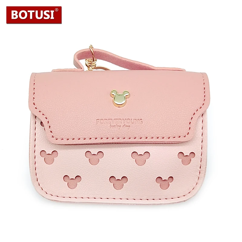 

Lady lipstick key bag Coin purese bow pendant Mini purse little girl purse leather purse women wallet kids purse