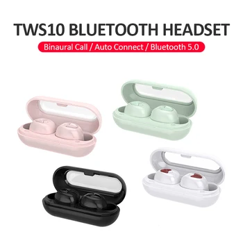 

TWS Ture Bluetooth Wireless headphones Stereo HiFi Call Earbuds in-ear Headset Touch Control Earphones Sport With Mic TW1
