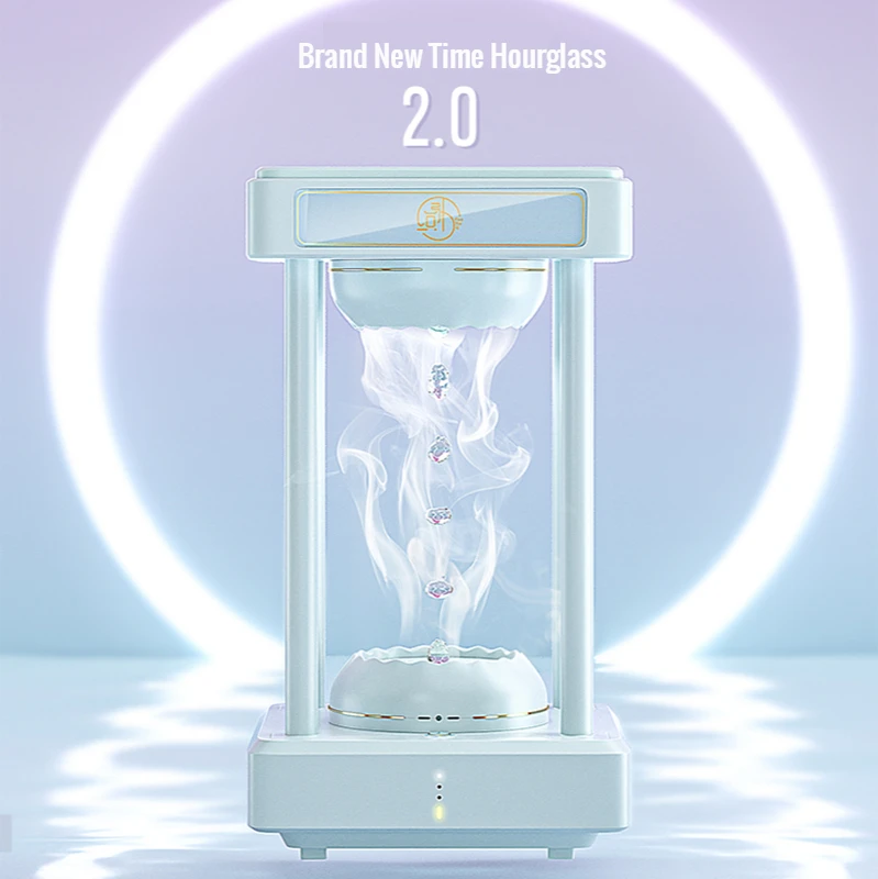New Type Anti Gravity Levitating Water Drops Time Hourglass Water Fountain Lamp Air Purification Atomization Lamp ► Photo 2/6