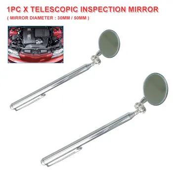 

30MM /50MM Diameter Automotive Maintenance Inspection Mirror Folding Telescopic Reflector Size Welding Chassis Inspection Mirror