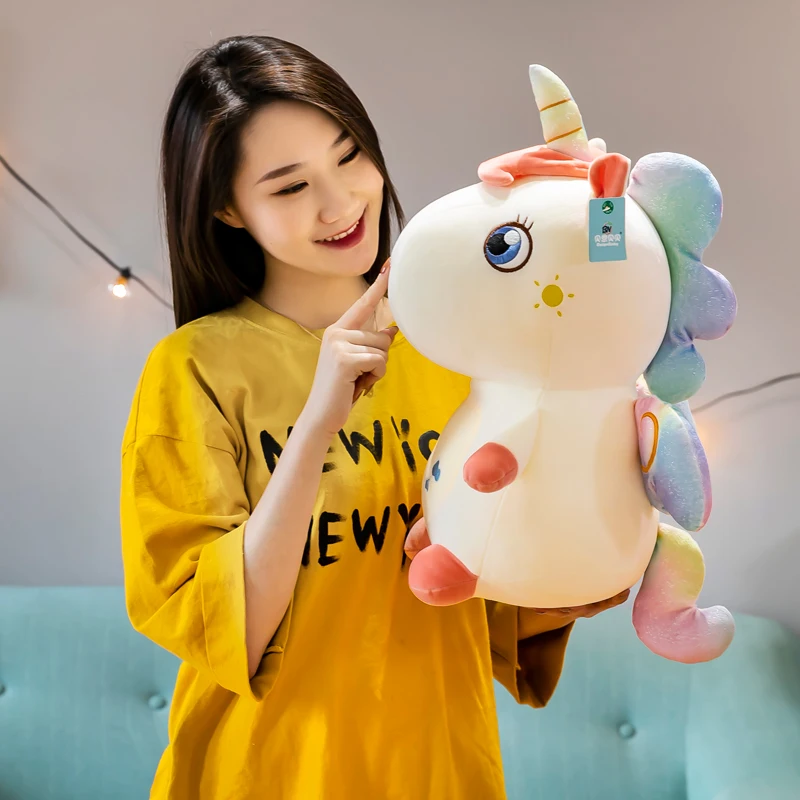 Chubby Giant Unicorn Plush Toy