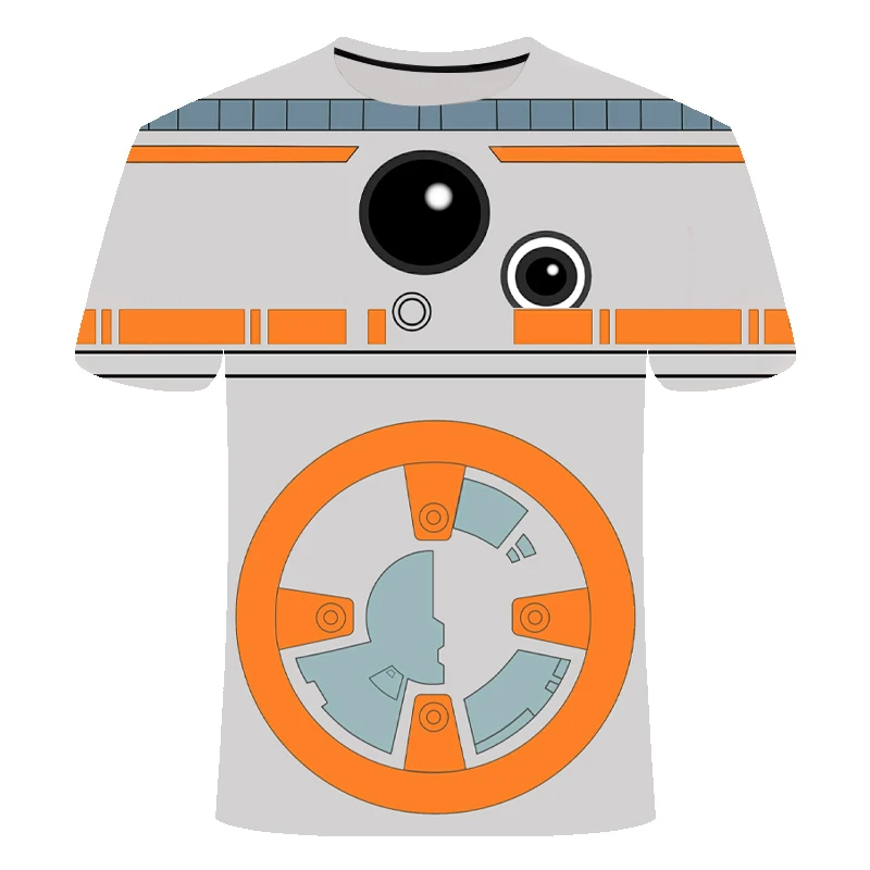 Hot Sale Cartoon Star Wars BB8 robot Men T Shirts 2019New Summer Fashion Casual Cotton T-Shirt Hip hop Tops Tee Hot Sale Cartoon Star Wars BB8 robot Men T Shirts 2019New Summer Fashion Casual Cotton T-Shirt Hip hop Tops Tee