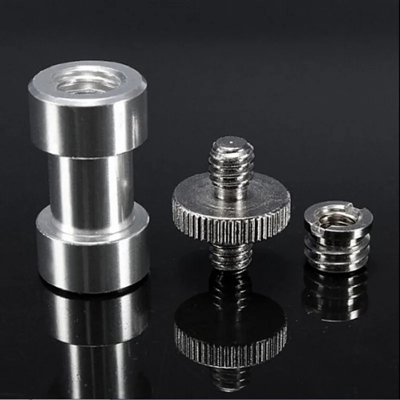 

1/4 to 3/8 Inch Screw Adapter Mount Converter for Flash Mount Camera Holder Light Umbrella Tripod Monopod Screw Adaptor