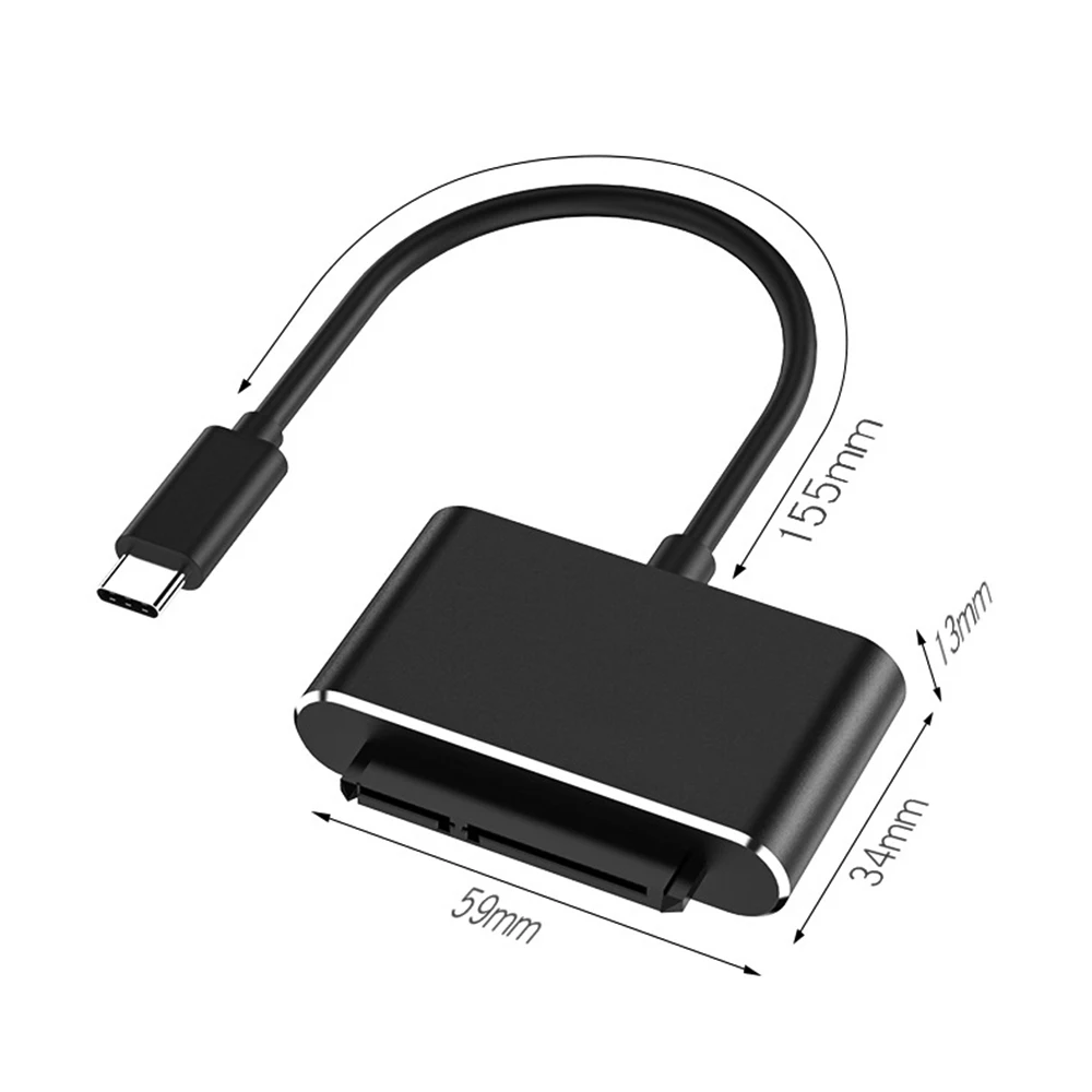 USB 3 to SATA Type C Adapter - External HDD/SSD Converter for 2.5/3.5 Inch Drives - Compatible with Mackbook Pro and Computers Description Image.This Product Can Be Found With The Tag Names Computer Cables Connecting, Computer Peripherals, PC Hardware Cables Adapters, Usb