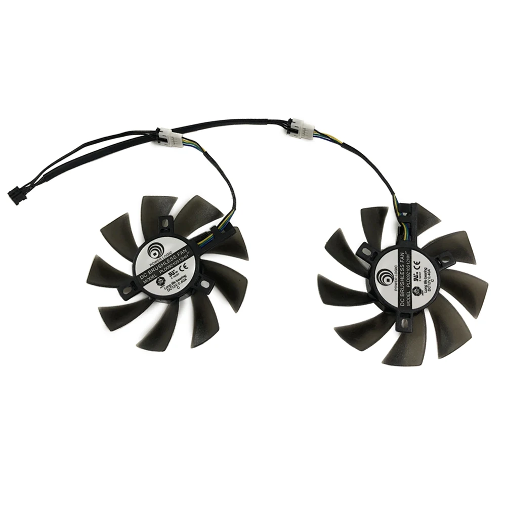 2 шт./компл. RX-570/580 AORUS GPU кулер вентилятор охлаждения для GIGABYTE RX 580 RX570 AORUS Grahics карты VGA Замена