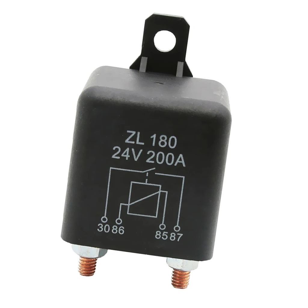 24V 200A Split Charge ON/OFF Relay for Motorbike Car Bike Van Boat