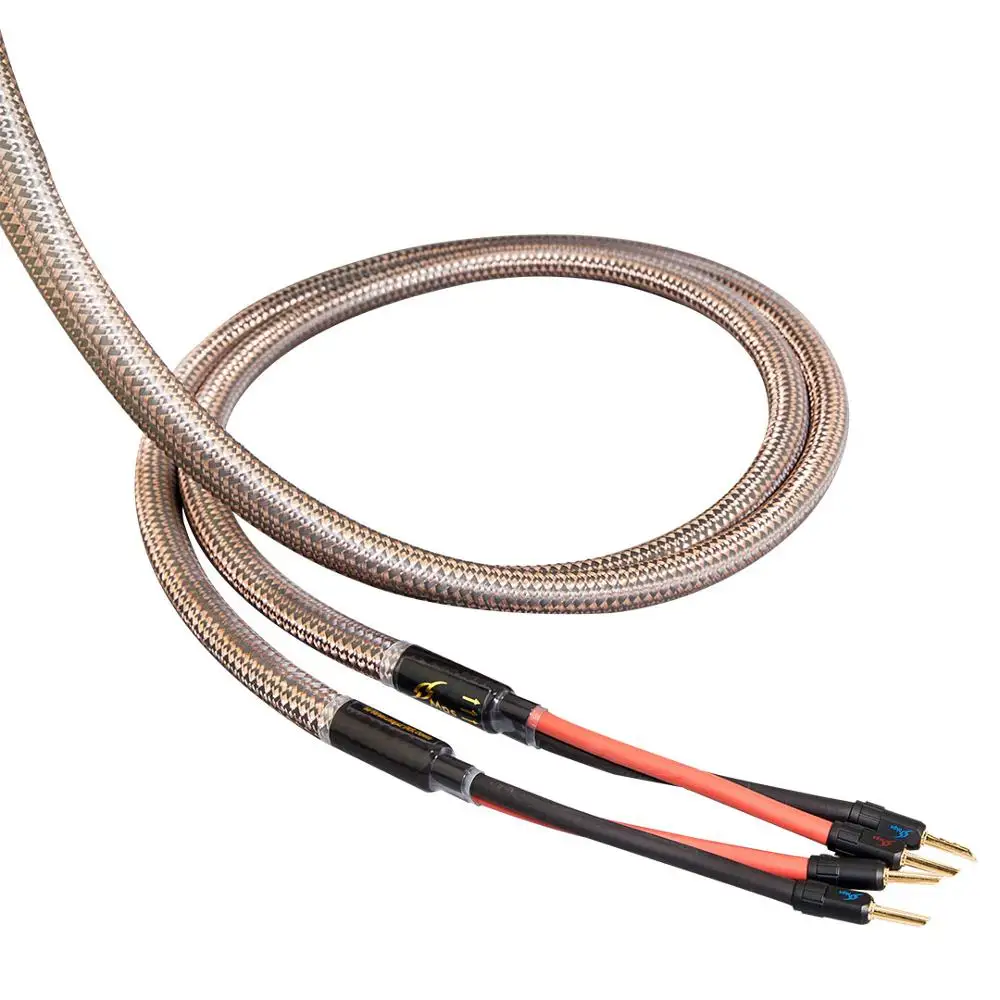 MPS E 330SP MK2 HiFi 6N OFC + серебристый аудиокабель для динамика|speaker audio cable|audio cablebi wire |