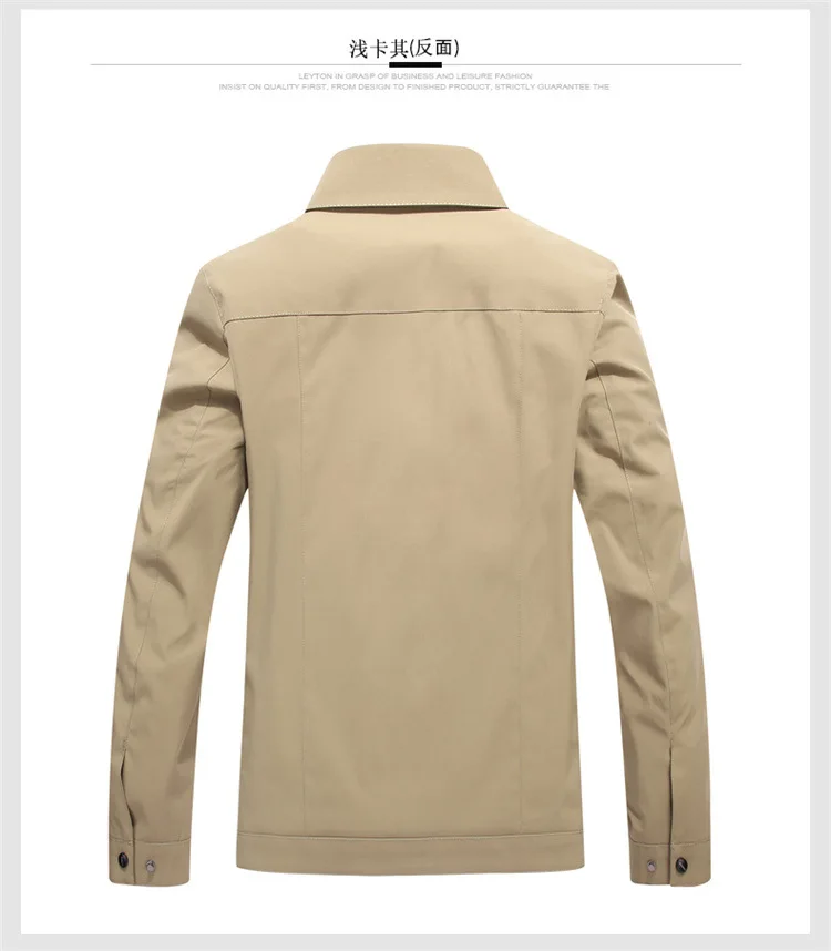 New Style MEN'S Coat Business Thin Popular Versatile Handsome Fold-down Collar Clothes Trend Autumn And Winter Jacket Hot S