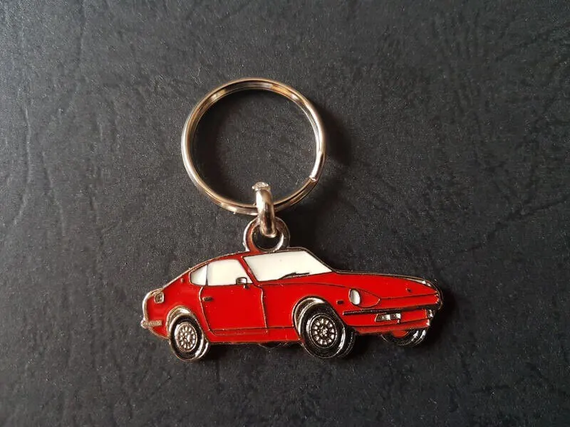 Брелок для ключей Datsun 240z 260z 280z Nissan (красный) |