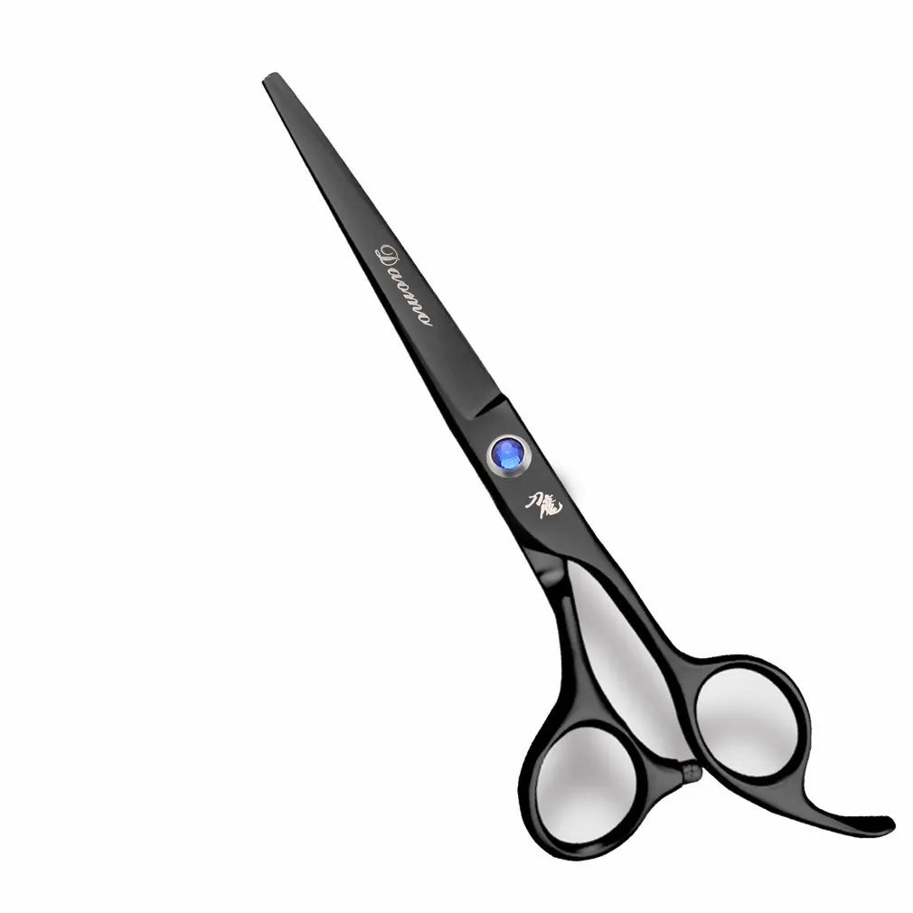 6.0 Professional Stainless Steel Barber Hairdressing Cutting Scissors Salon Hair Shears Grade with a Great Grip of Blades gobalyard lithium ion electric fillet knife with non slip grip handle 4 ti nitride s s coated non stick reciprocating blades