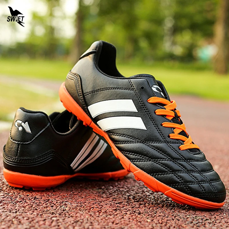 Hard Court Turf Football Shoes Men Women Boys TF Soccer Boots Kids Children Indoor Futsal Cleats Sport Training Sneakers 30-45 football shoes