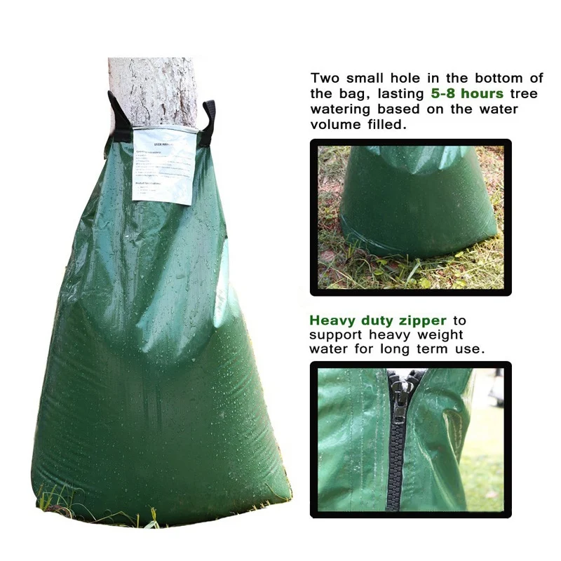 

Garden Plant Watering Bag Irrigation Bag Easy Adjust Watering Speed Automatic Watering Slow-Release Watering Kit for Tree Plant