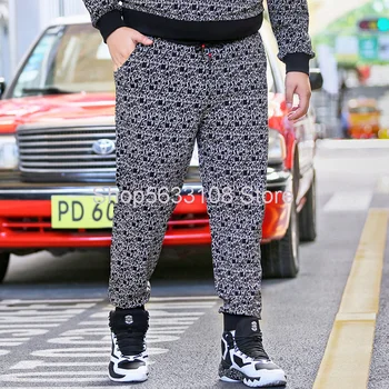 

Baolima Big Size Male Pants Plus Fat Plus Size Tide Fat Man Fat Pants 300 Jin Can Wear Leggings 2020 Autumn